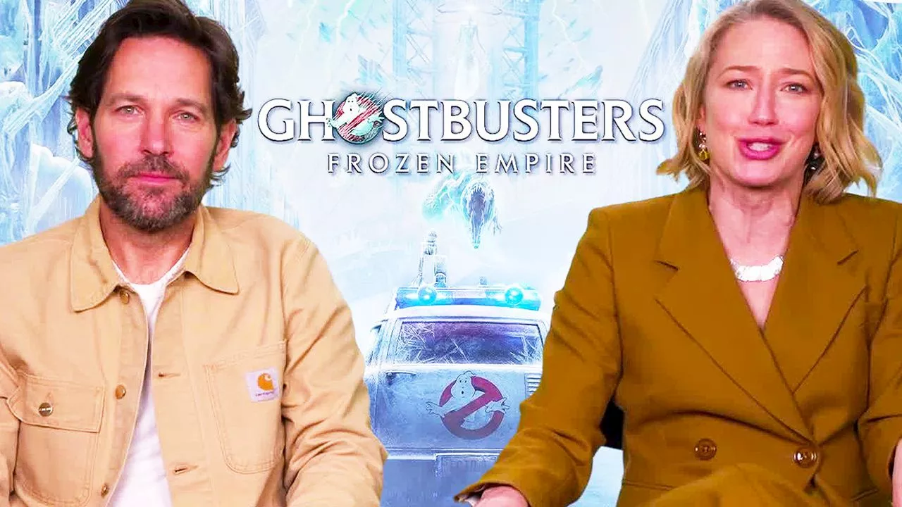 Paul Rudd & Carrie Coon Celebrate Ghostbusters: Frozen Empire Director's Enthusiasm For Franchise