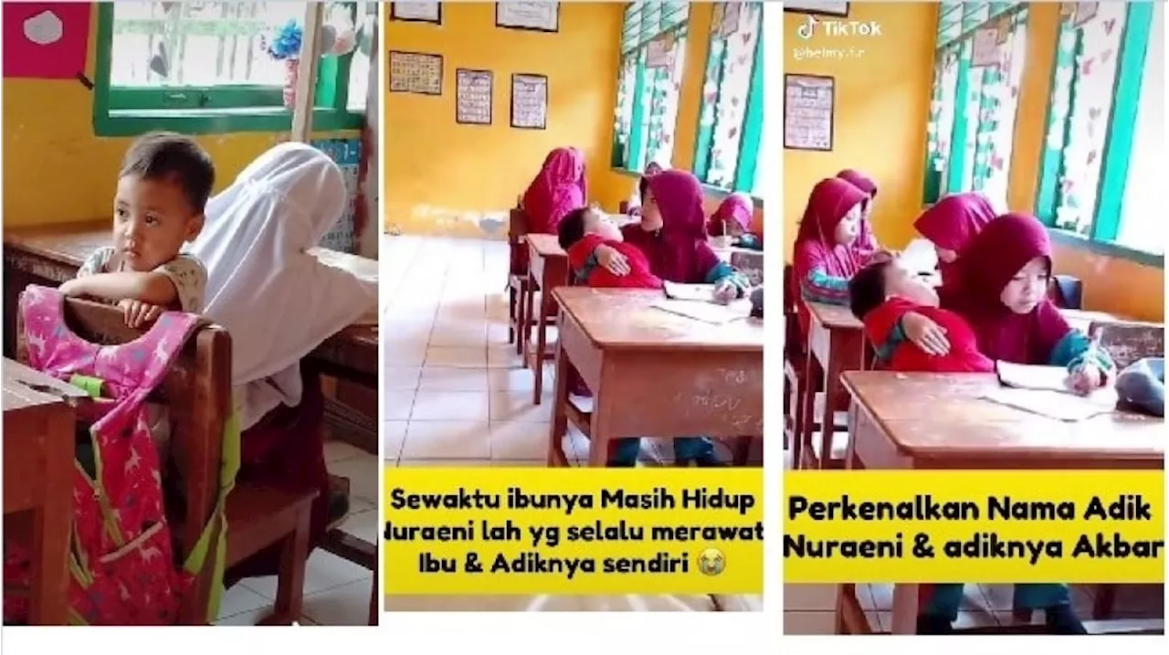 Sekolah Sambil Gendong Adik, Nuraeni Bikin Nangis: Jangan Menyerah Pada Keadaan!