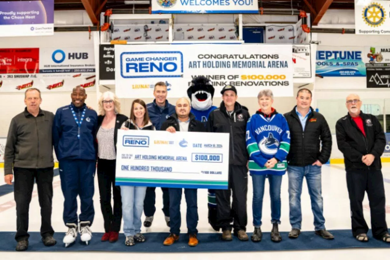 Chase gets arena facelift, after winning Vancouver Canucks contest