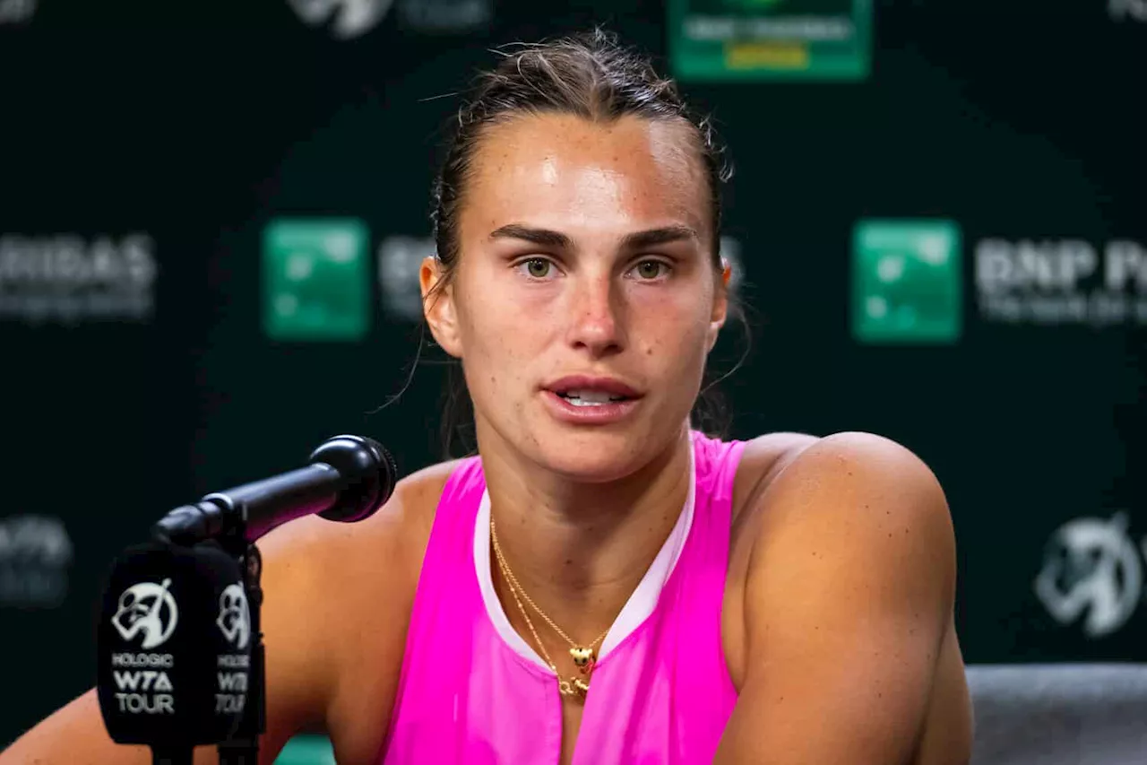 Aryna Sabalenka ‘heart-broken’ over death of former boyfriend