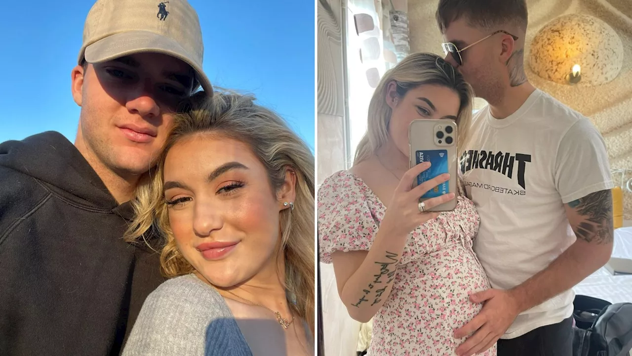 I got pregnant a WEEK after meeting my man – doubters said it wouldn’t last, but our matching tattoos say o...