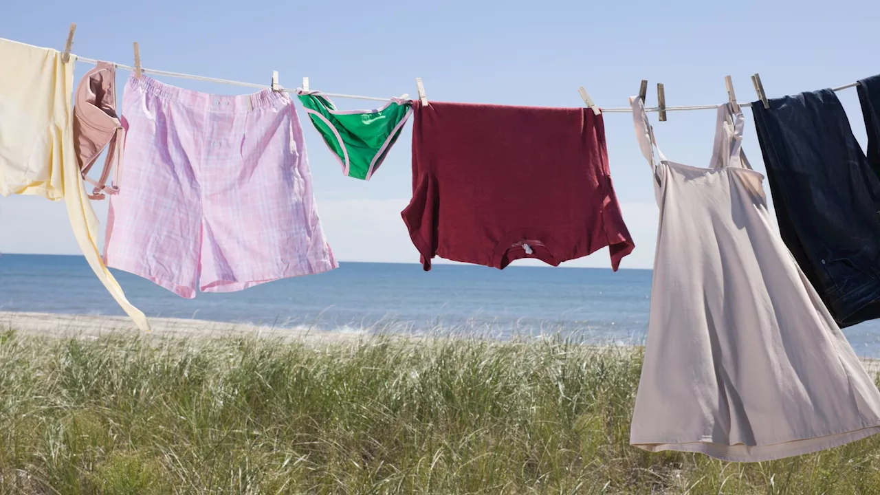 – the exact temperature you need to get your laundry dry outside, and it’s right aroun...