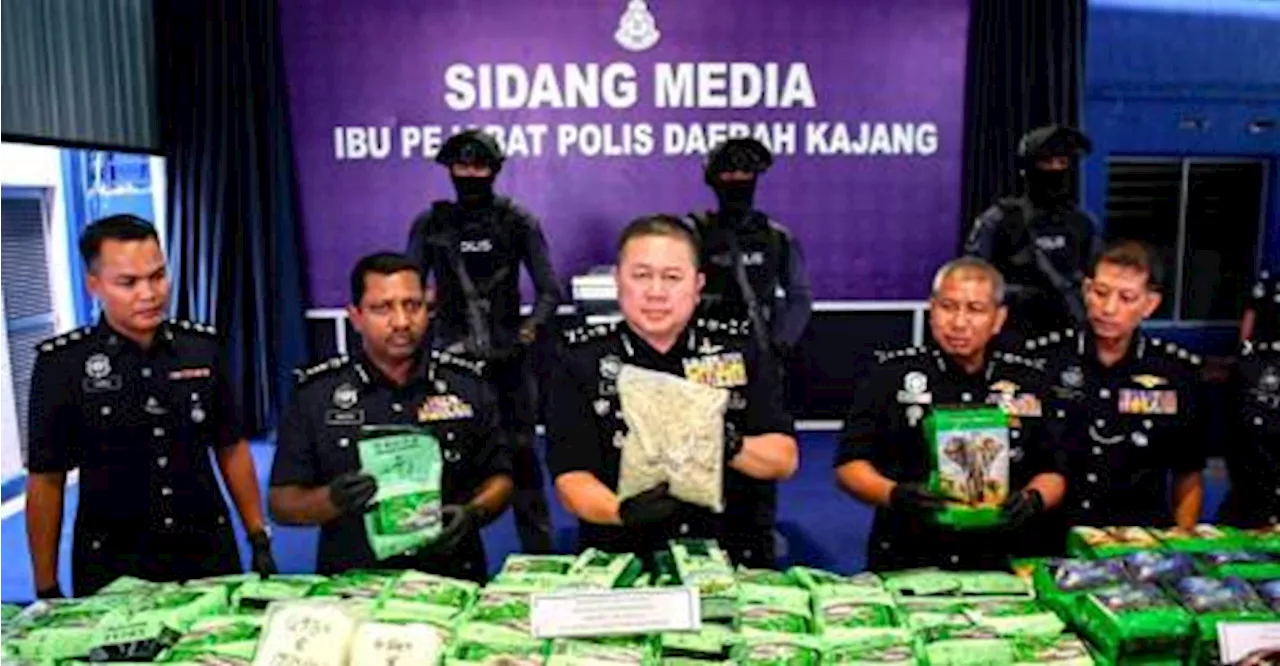 Police cripple largest recreational drug syndicate, seize drugs worth RM14.15m