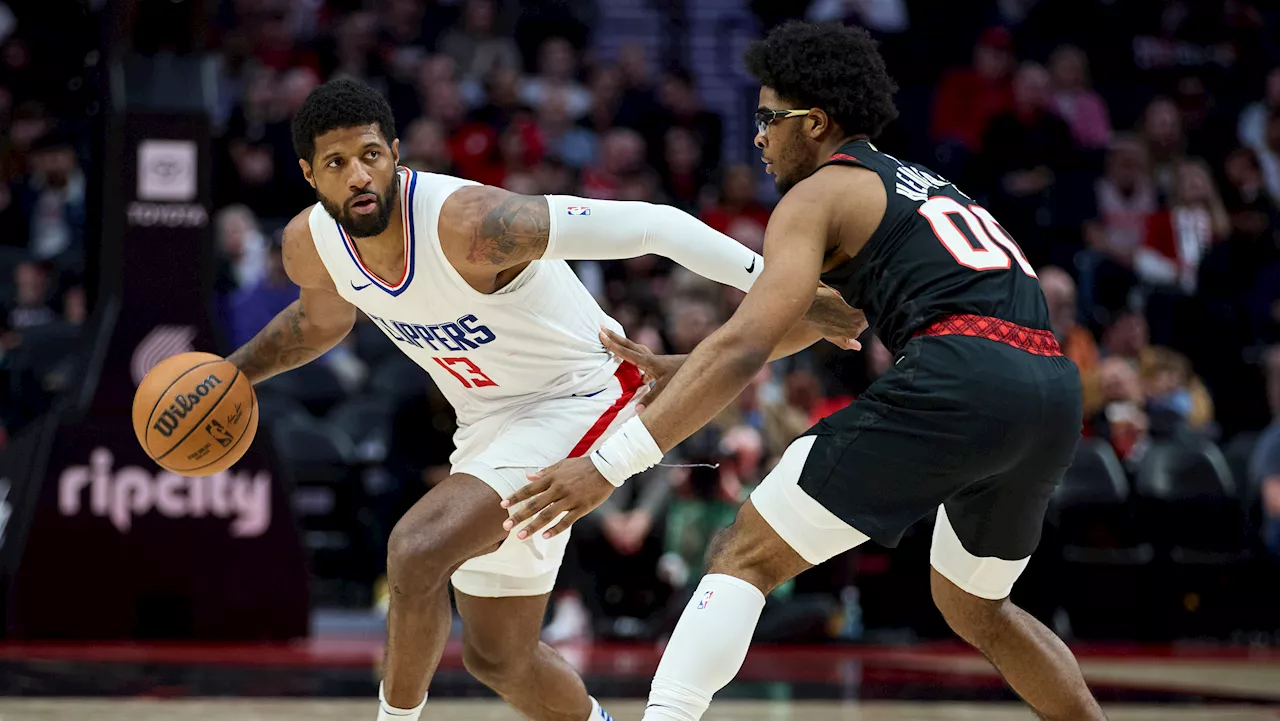 George, Harden lead Clippers past Trail Blazers