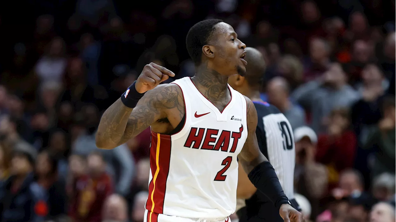 Rozier's go-ahead three-pointer helps Heat beat Cavs