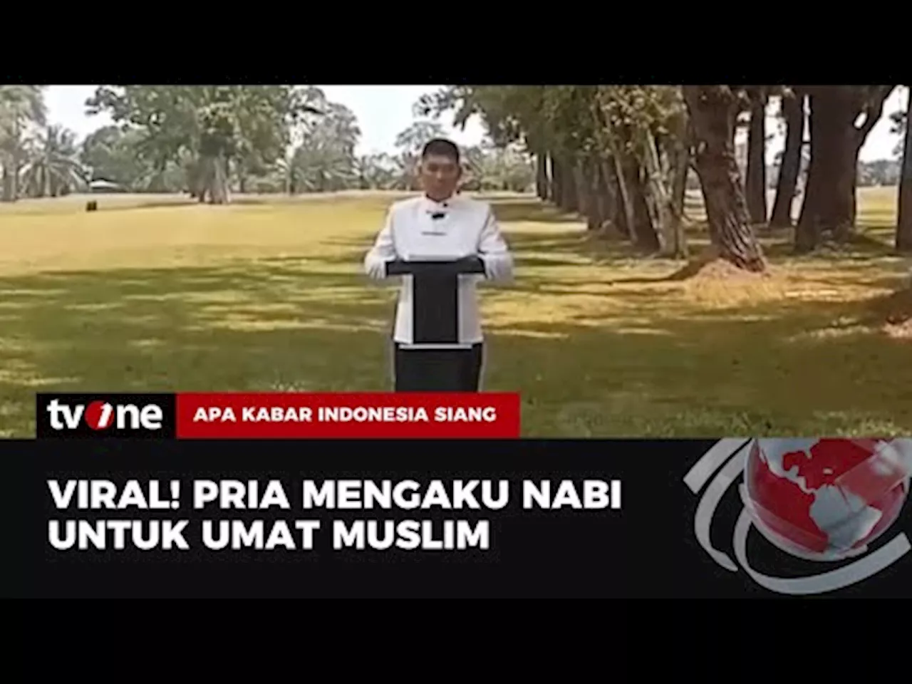 Video Seorang Pria di Tebing Tinggi Mengaku Nabi Viral di Medsos