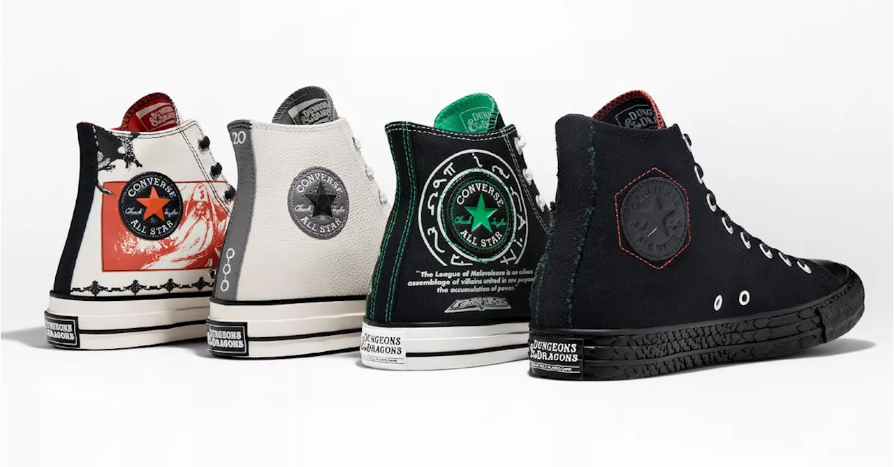 Converse’s upcoming D&D collection rolls with retro roleplayers