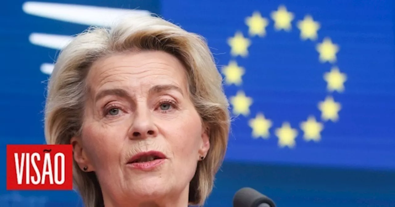 Von der Leyen admite mil ME para Ucrânia em julho com lucros de bens russos