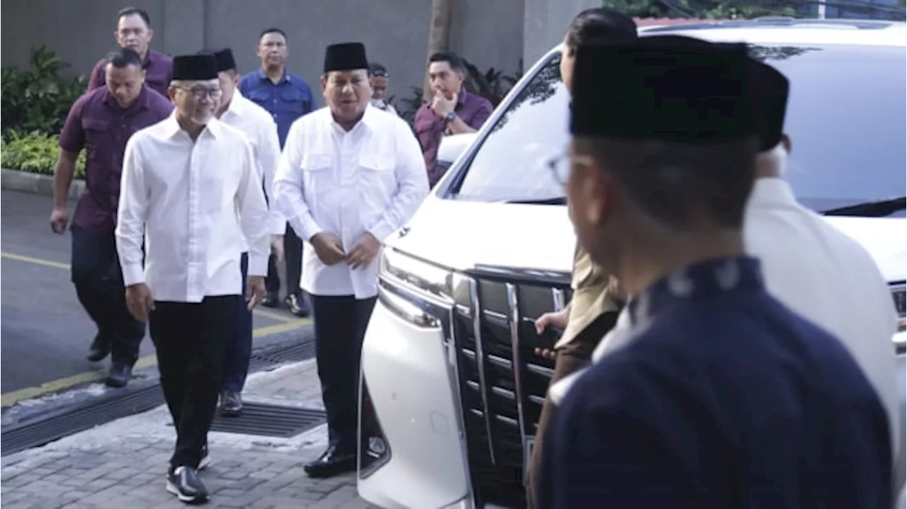 Prabowo Subianto Beri Sinyal PAN Dapat Banyak Kursi Menteri tapi Ada Syaratnya