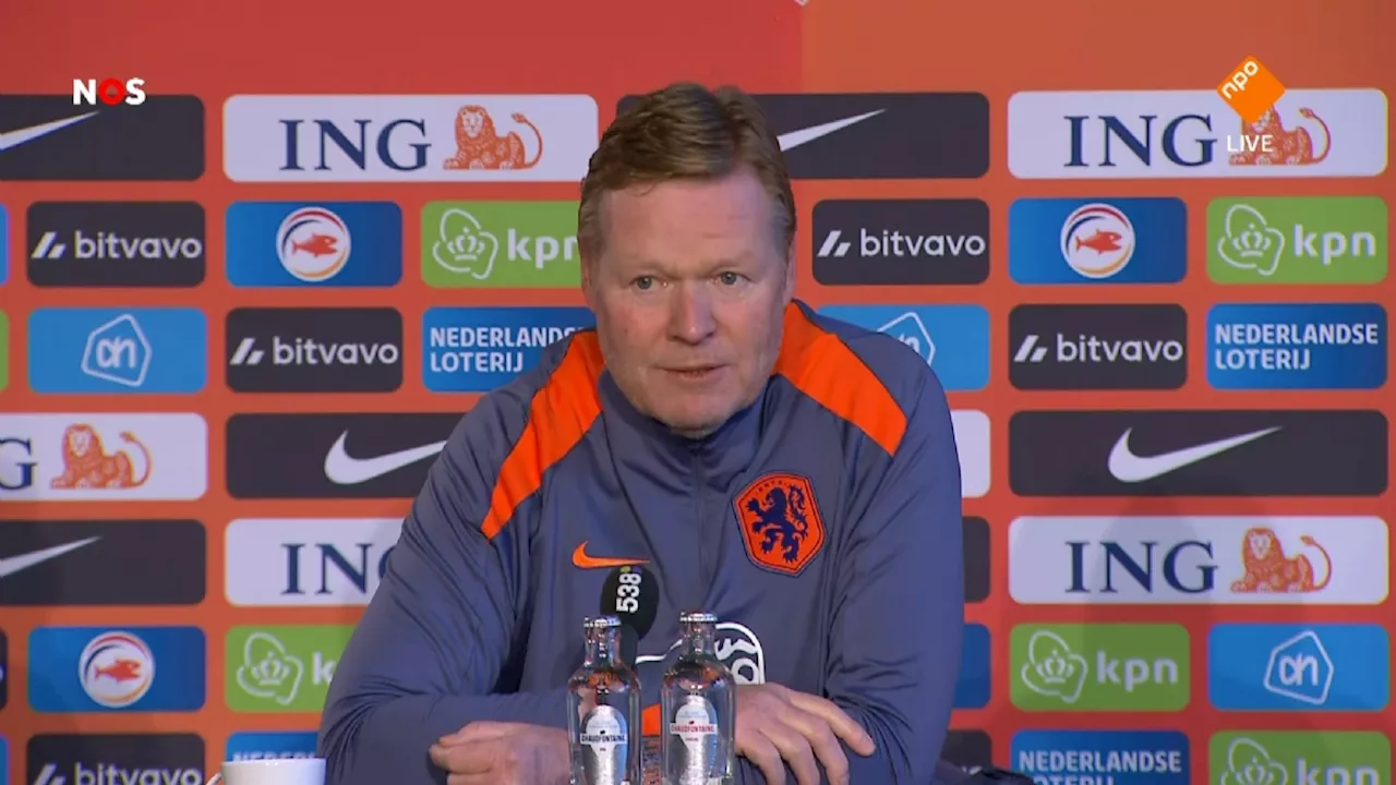 Ronald Koeman bevestigt: Feyenoorder ontbreekt bij Nederland tegen Schotland