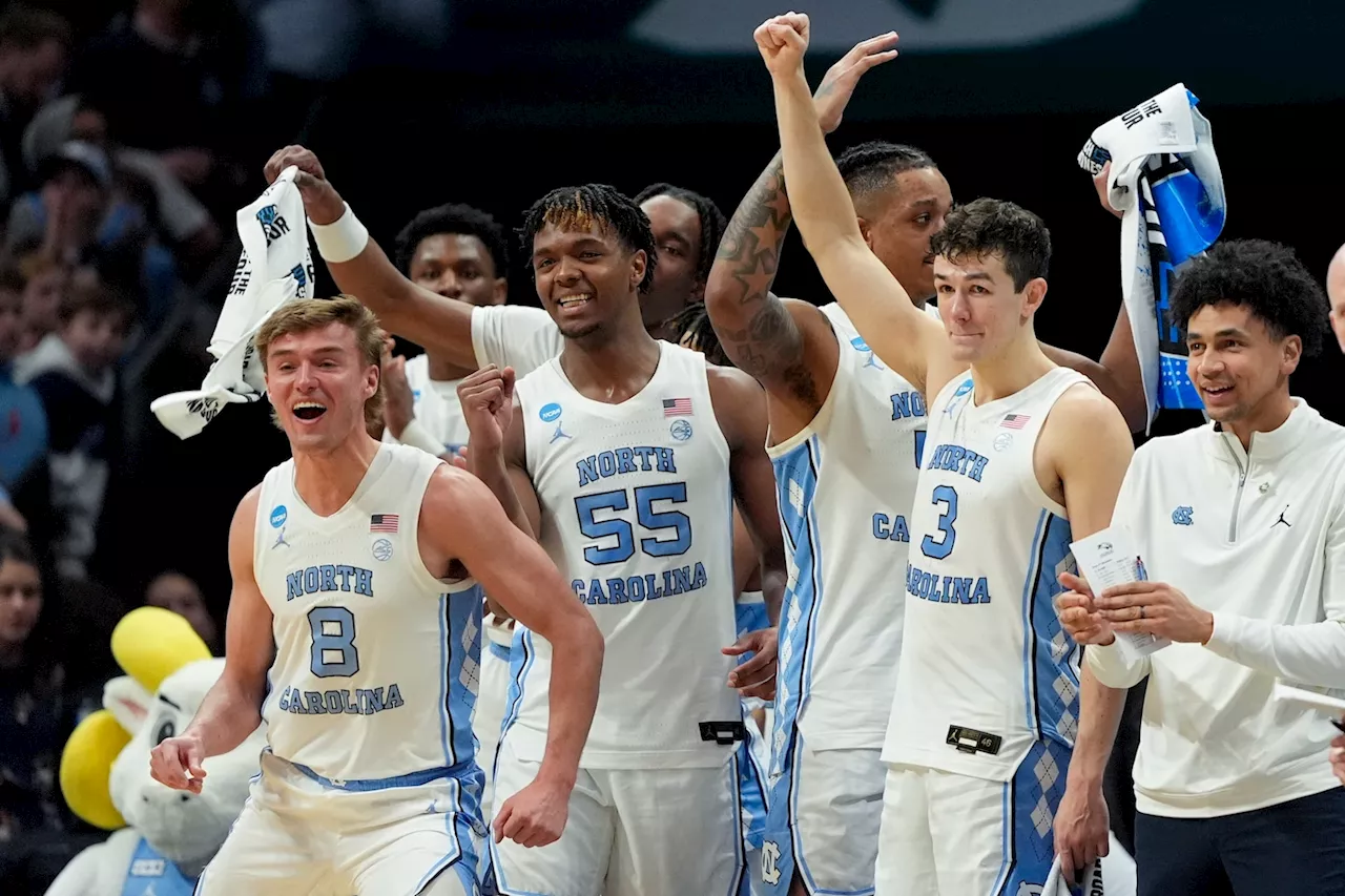 Top-seeded North Carolina pulls away from No. 16 Wagner down stretch