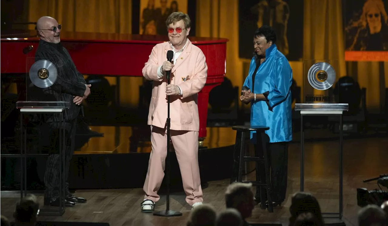 Elton John and Bernie Taupin honored with prestigious Library of Congress Gershwin Prize