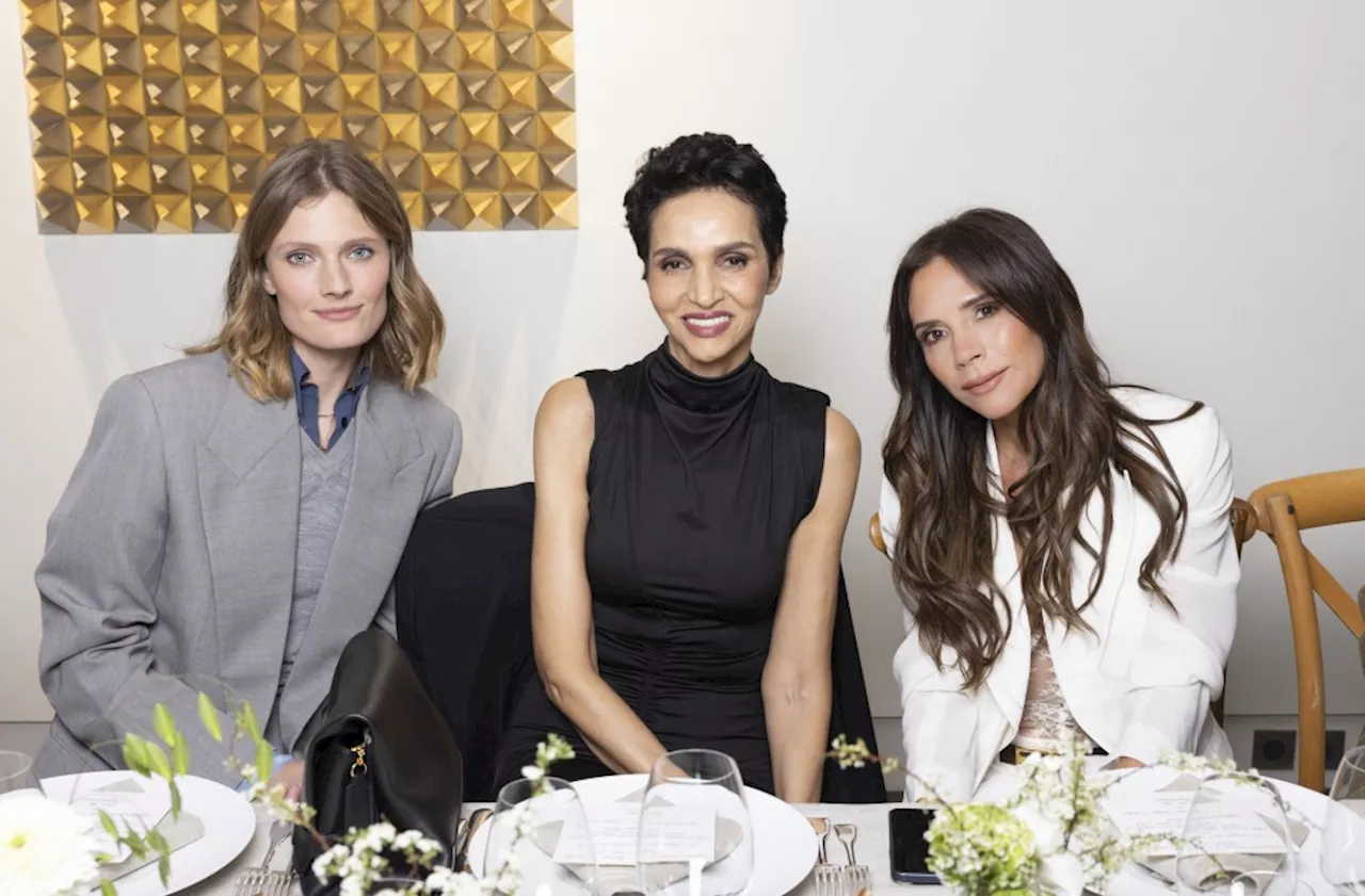 Victoria Beckham Celebrates New Corner at Galeries Lafayette