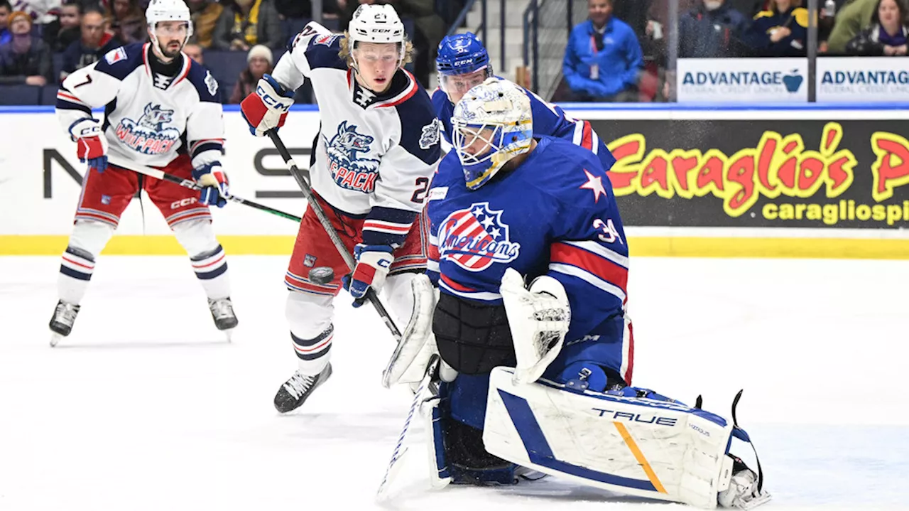 Tokarski, Amerks overcome poor start to defeat Hartford