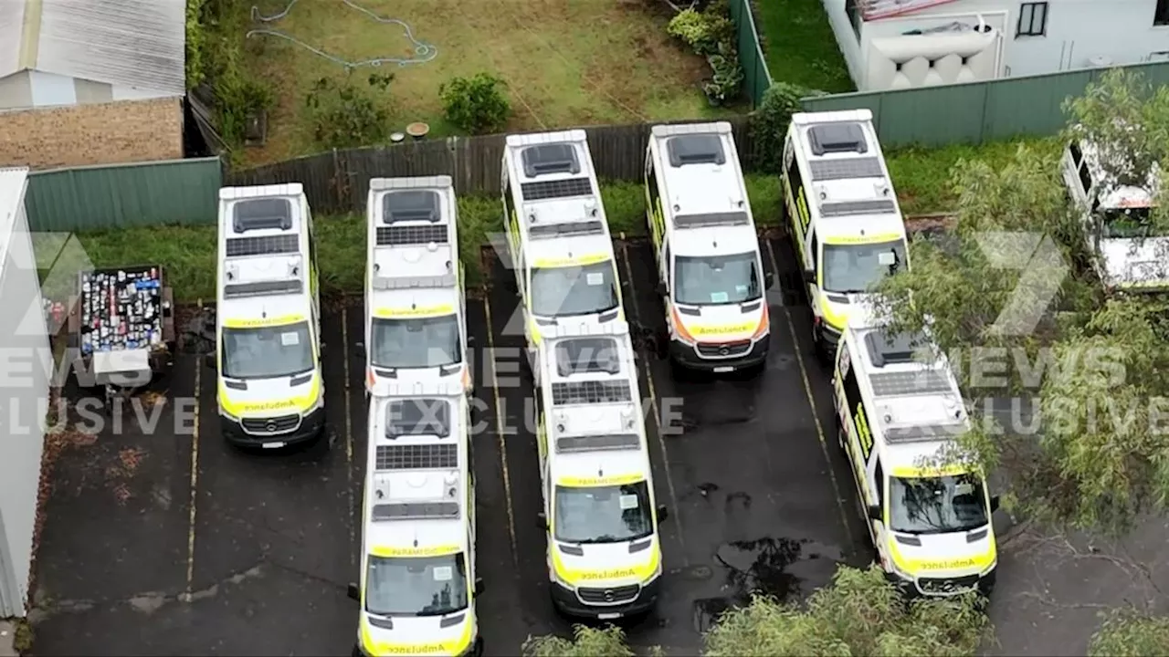 Dozens of new NSW Ambulance vehicles sitting dormant despite high demand