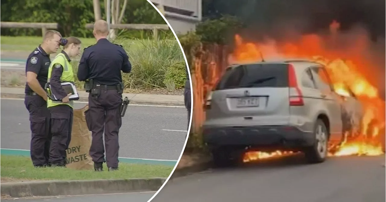 Accused Brisbane hit-and-run run driver 'torched car, threw away phone' after fatal crash