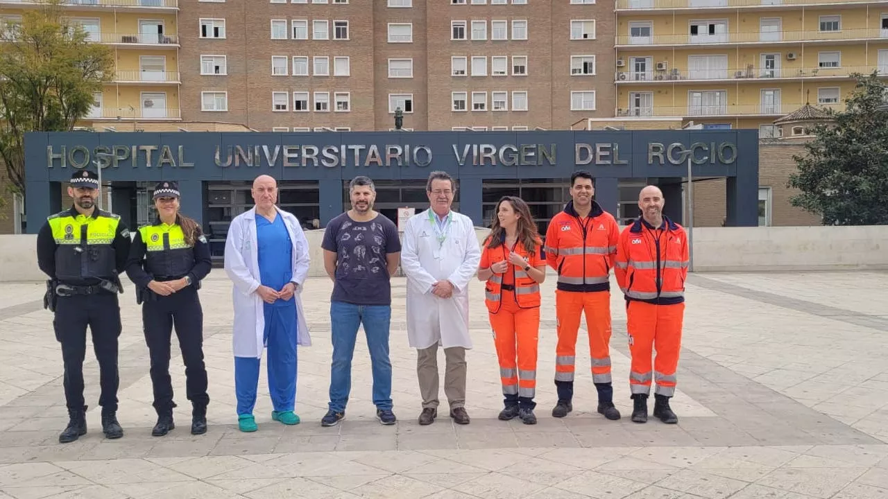 Sobrevive en Sevilla a tres paradas cardiacas gracias a una cadena de supervivencia