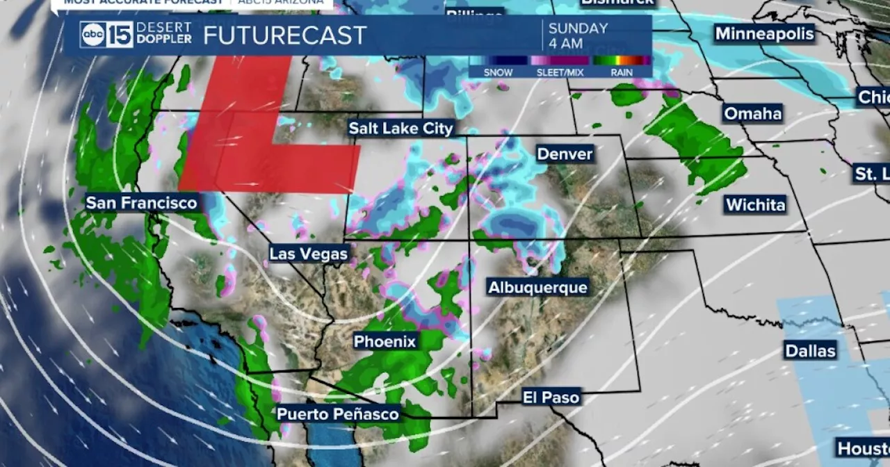 What to expect: Arizona's next storm brings wind, rain and snow back this weekend