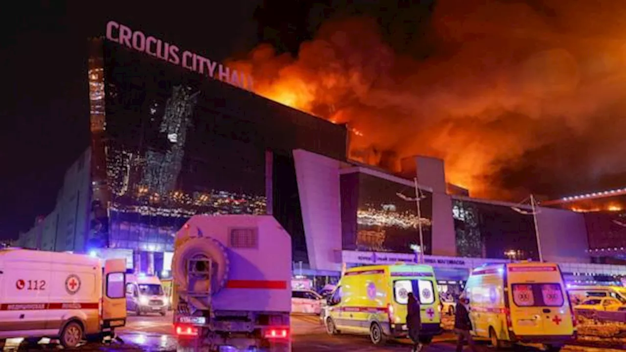 40 killed, more than 100 wounded in attack on Moscow's Crocus City Hall