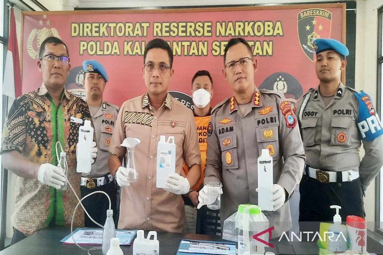 Polda Kalsel bongkar industri rumahan produksi sabu-sabu