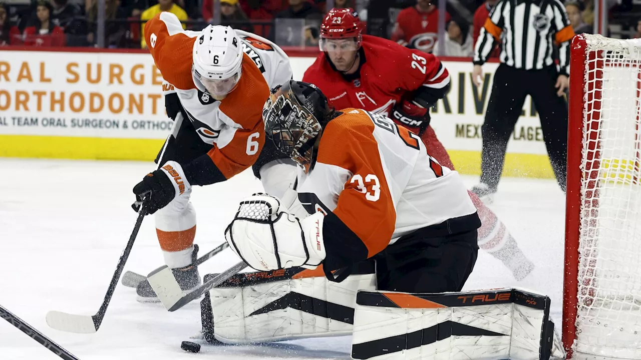 Hurricanes edge Flyers 3-2 in OT