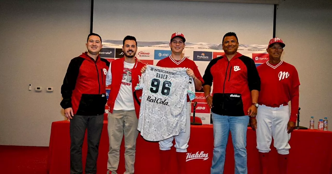 Presentan al lanzador estelar Trevor Bauer con los Diablos Rojos del México