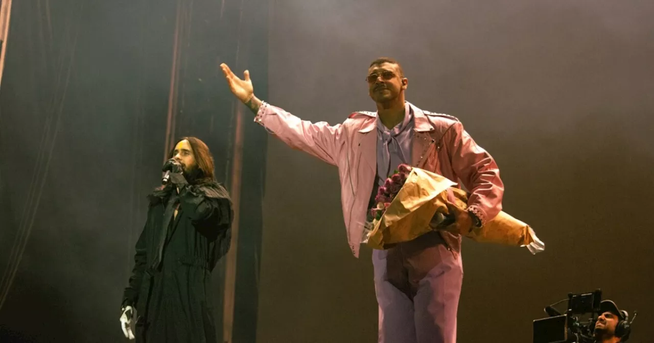 Manuel Medrano sorprendió en el Estéreo Picnic 2024 al cantar con Thirty Seconds To Mars