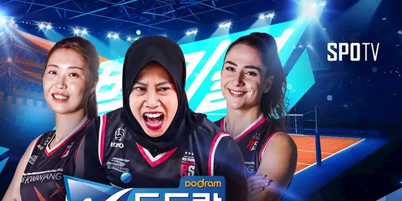 Link Live Streaming Liga Voli Korea 2024: Pink Spider Vs Red Sparks di Vidio