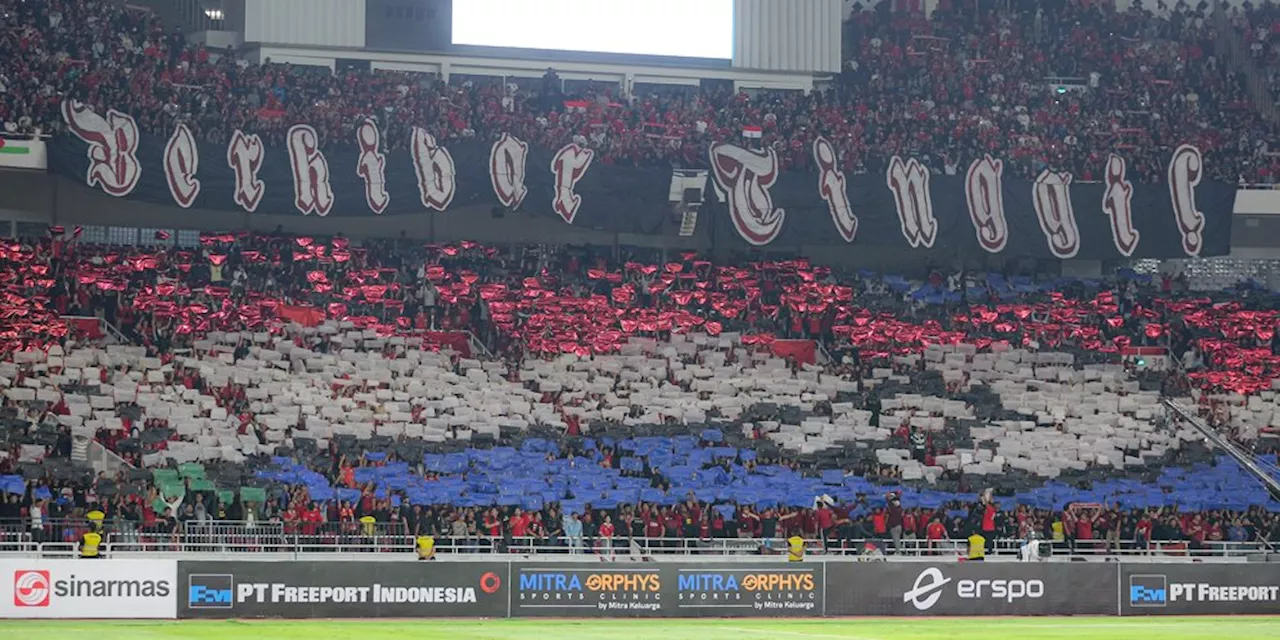 Mengapa Suporter Bikin Koreo Bendera Merah Putih Biru di Laga Timnas Indonesia vs Vietnam?