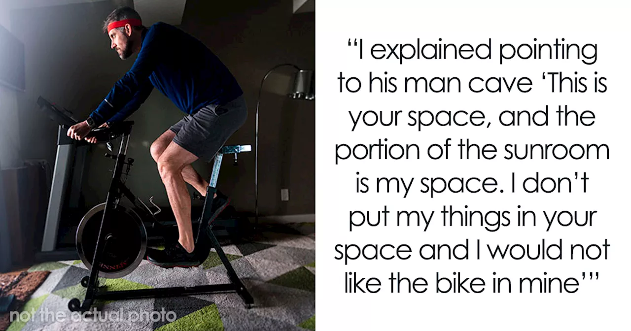 Woman Doesn’t Let Husband Invade Her Personal Corner At Home With His Peloton, Drama Ensues