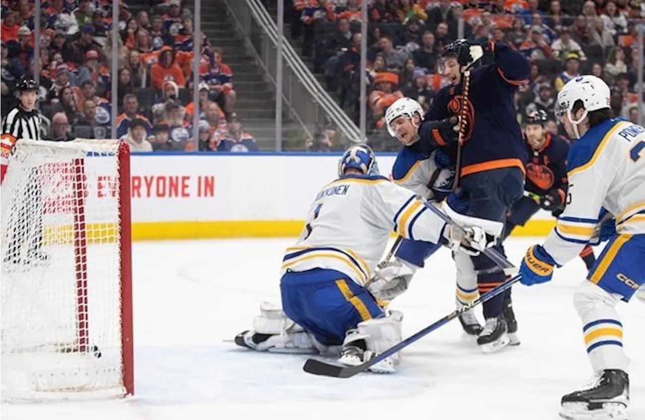 Oilers pummel Sabres 8-3 behind five-goal third period