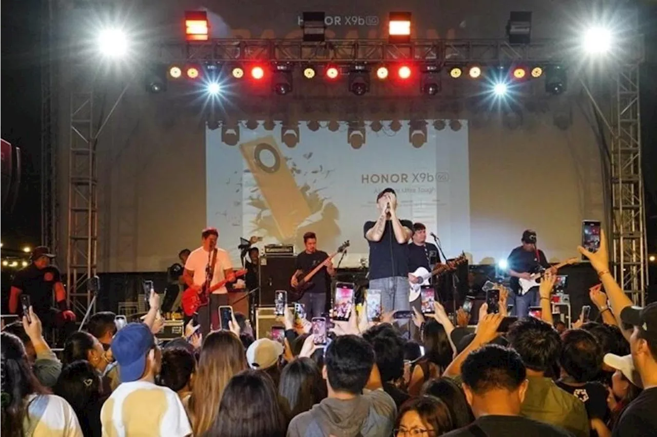 Parokya Ni Edgar performed at the HONOR X9b 5G Bagsakan Concert