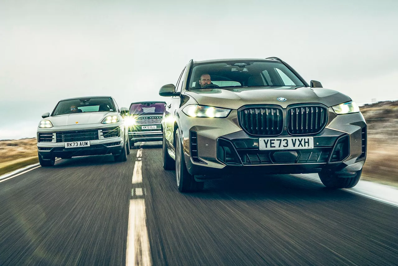 BMW X5 vs Range Rover vs Porsche Cayenne: plug-in hybrid SUV triple test review