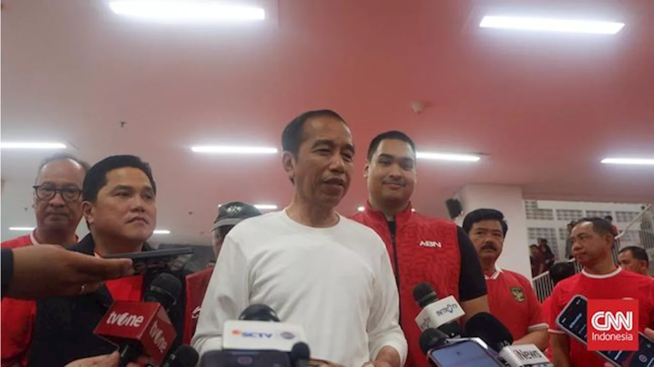 Jokowi usai Indonesia Tekuk Vietnam: Mimpi ke Piala Dunia Kian Terbuka