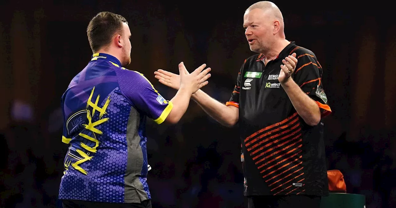 Raymond van Barneveld tells Luke Littler to 'f*** off' after awkward snub