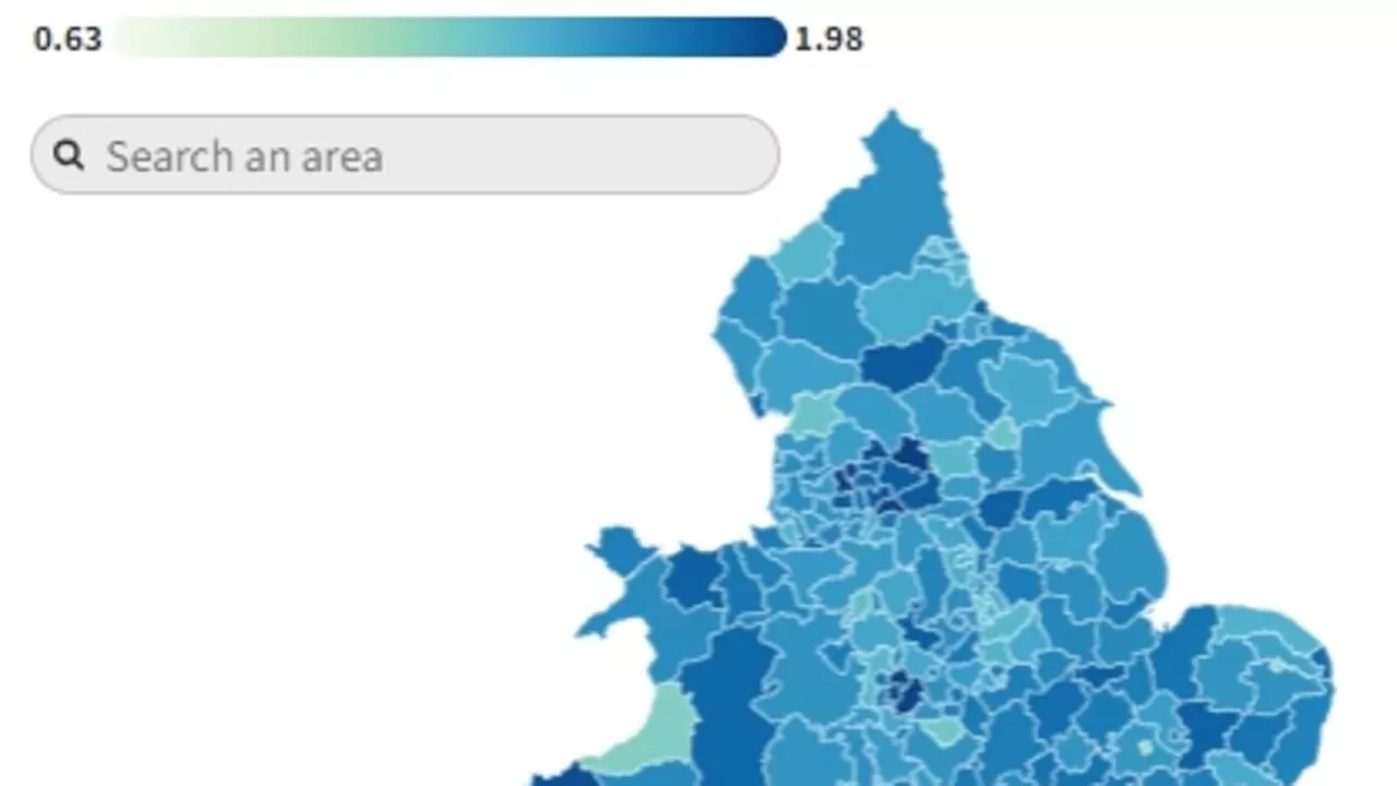 England and Wales' baby crisis laid bare: Fascinating maps reveal areas at biggest risk of...