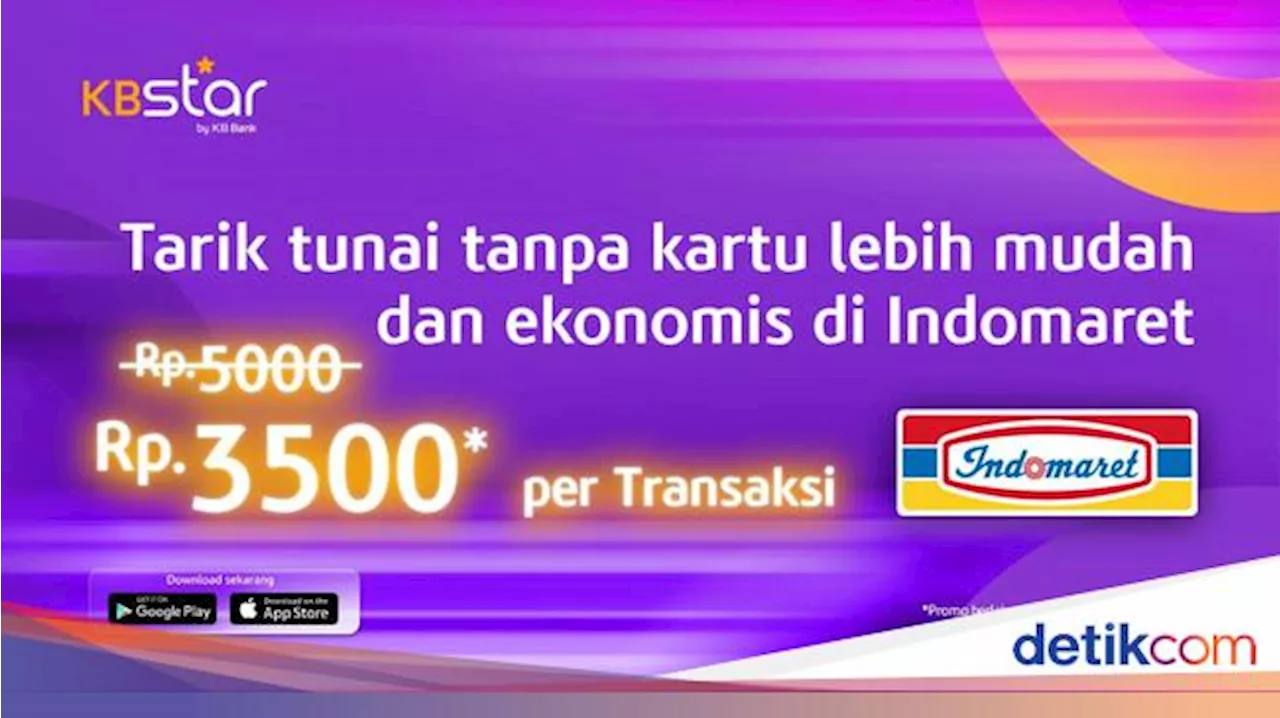 Nasabah KB Bank Bisa Tarik Tunai Tanpa Kartu di Indomaret, Ini Caranya