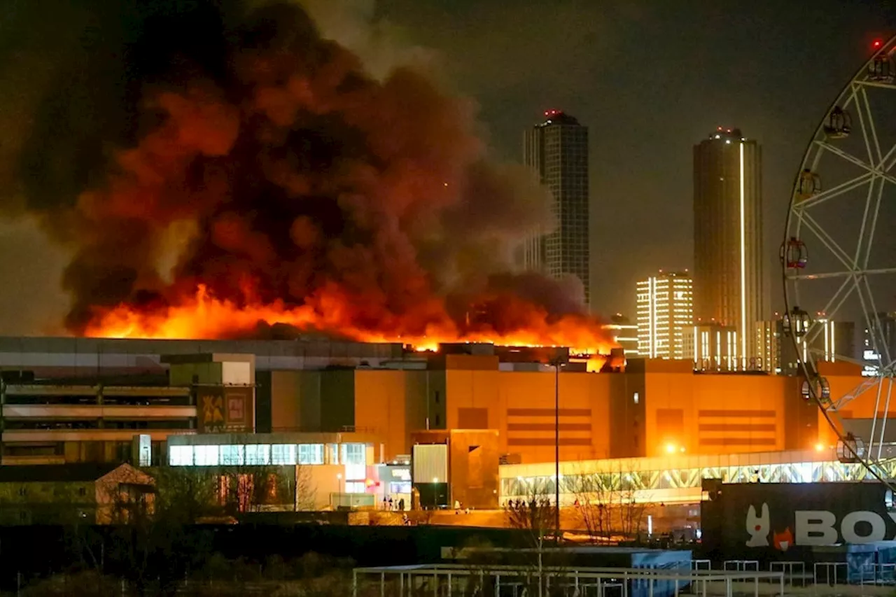 Angriff auf Konzerthalle nahe Moskau: Mindestens 40 Tote