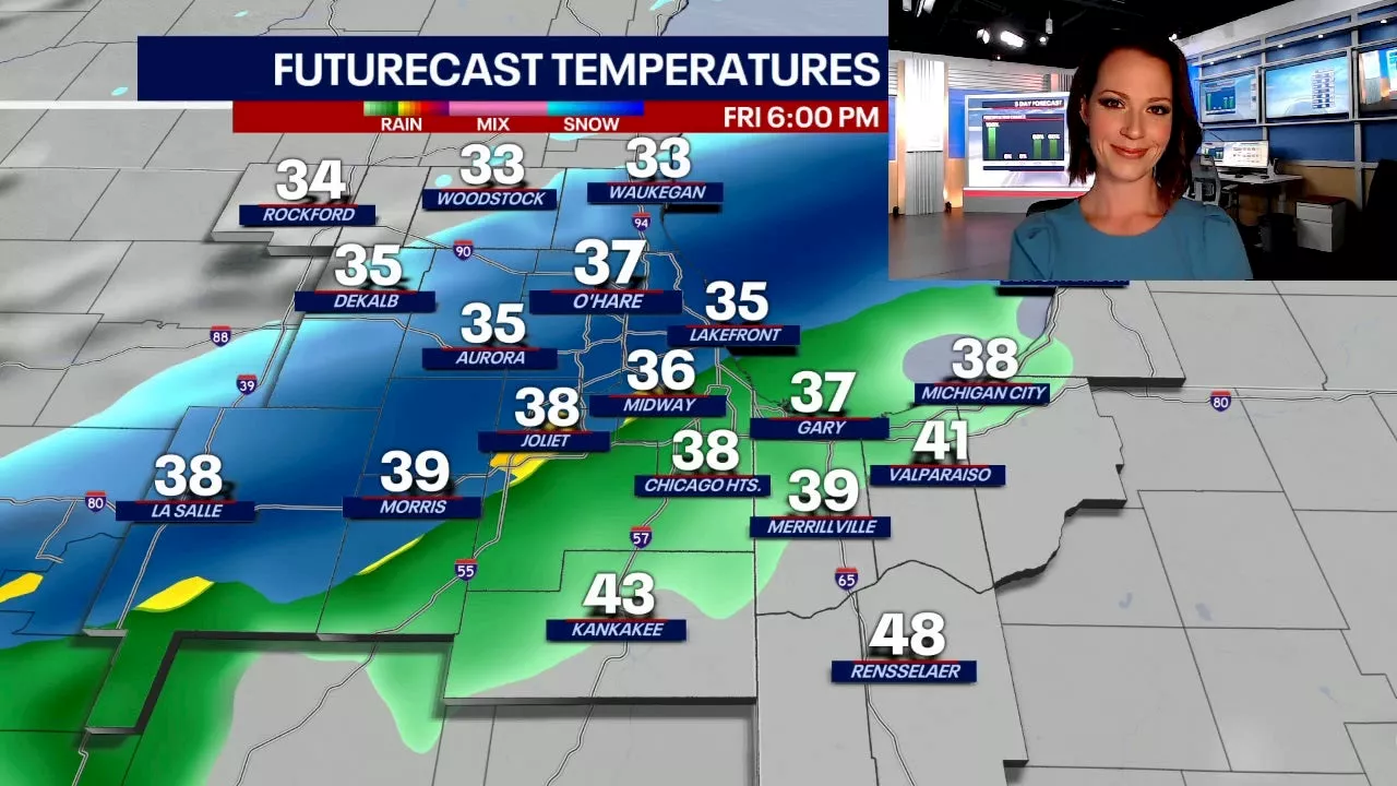 Chicago snow forecast timeline: Up to 5 inches possible in suburbs