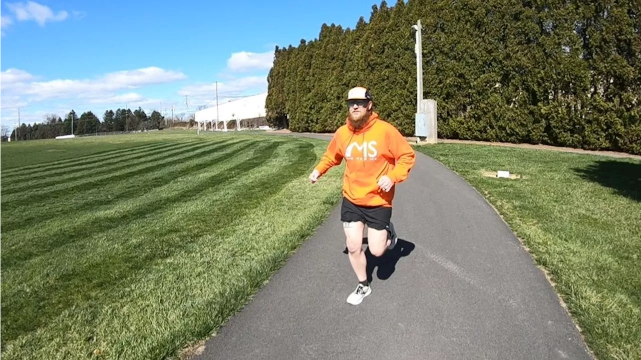 A Cumberland County man is running nearly 150 miles for his mom with multiple sclerosis