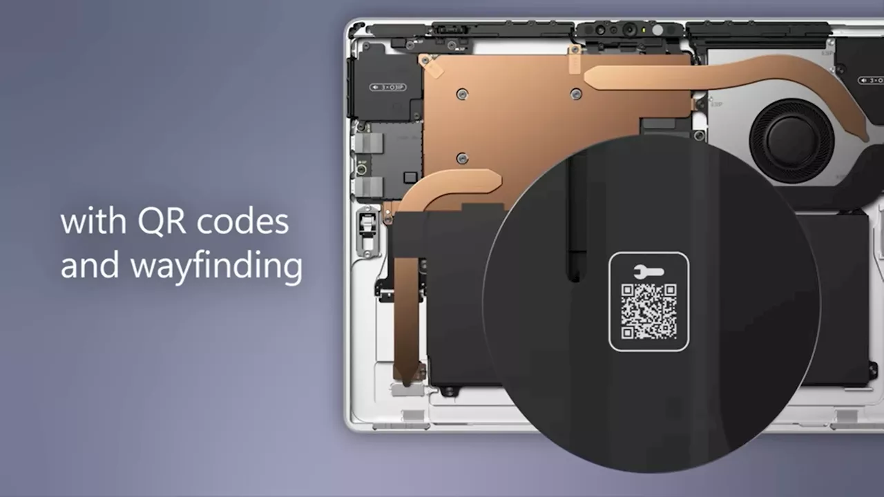 Repairing Microsoft’s new Surface laptops is easier than ever: with clear visual icons and instructions