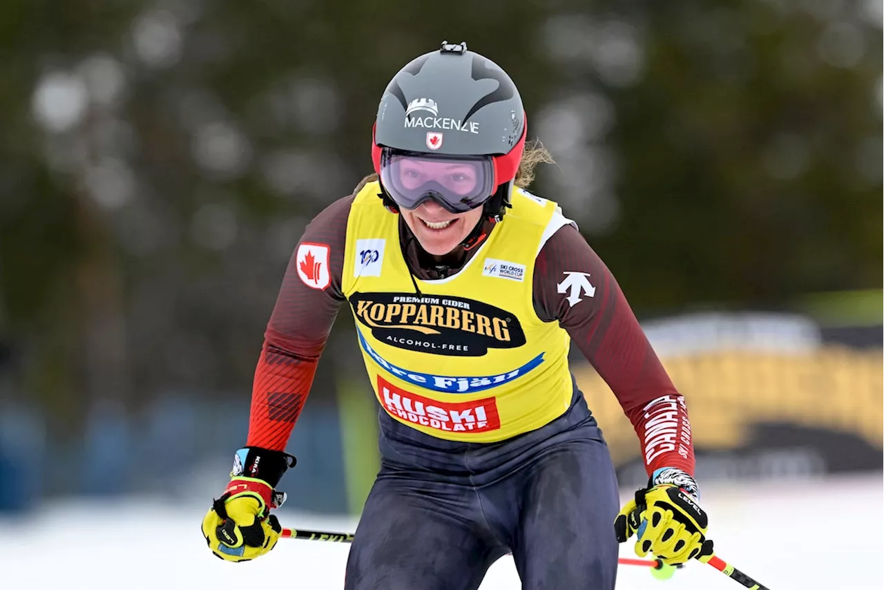 Canadian Brittany Phelan wins World Cup ski cross race, teammate India Sherret takes silver