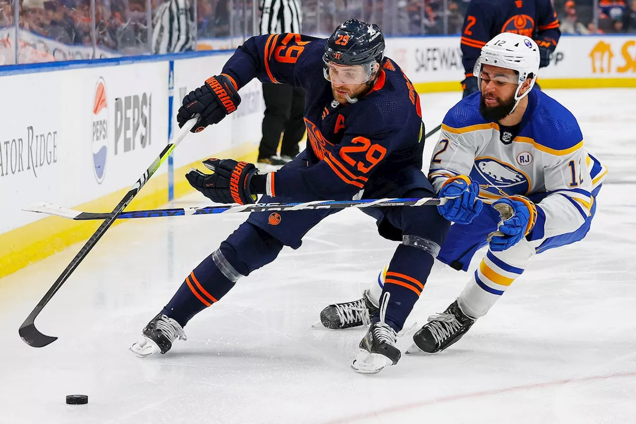 Oilers pummel Sabres 8-3 behind five-goal third period