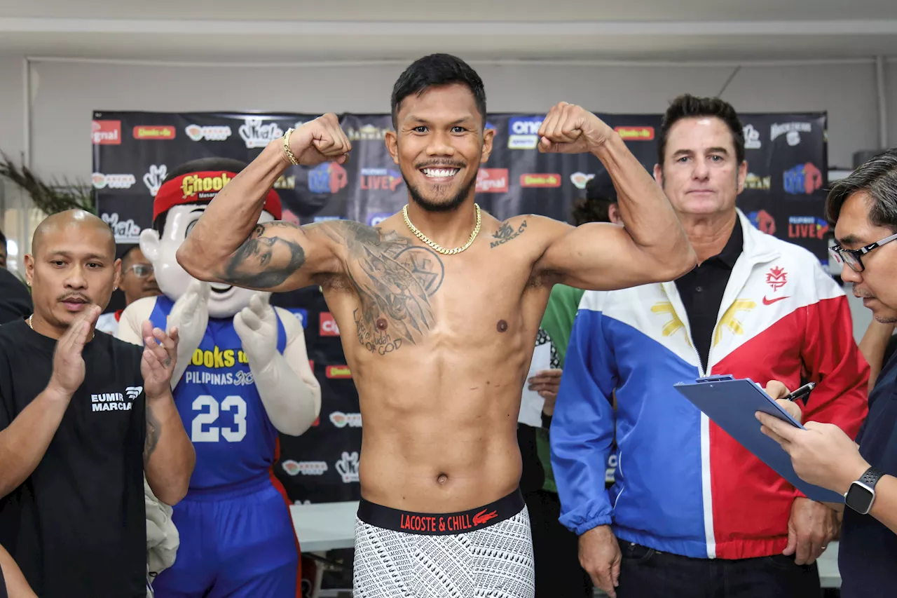 Eumir Marcial, Sinam make weight for upcoming fight