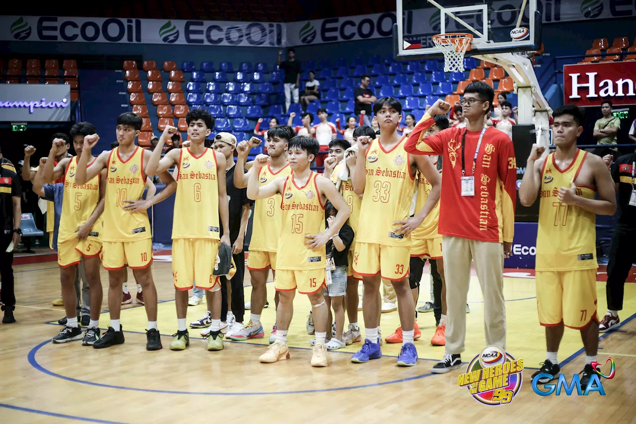 San Sebastian Staglets remain grateful despite tough losses in NCAA, NBTC