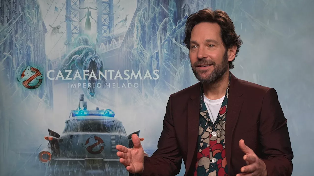 Paul Rudd (‘Cazafantasmas: Imperio helado’): “Este traje es muy cómodo, no como el de Ant-Man”