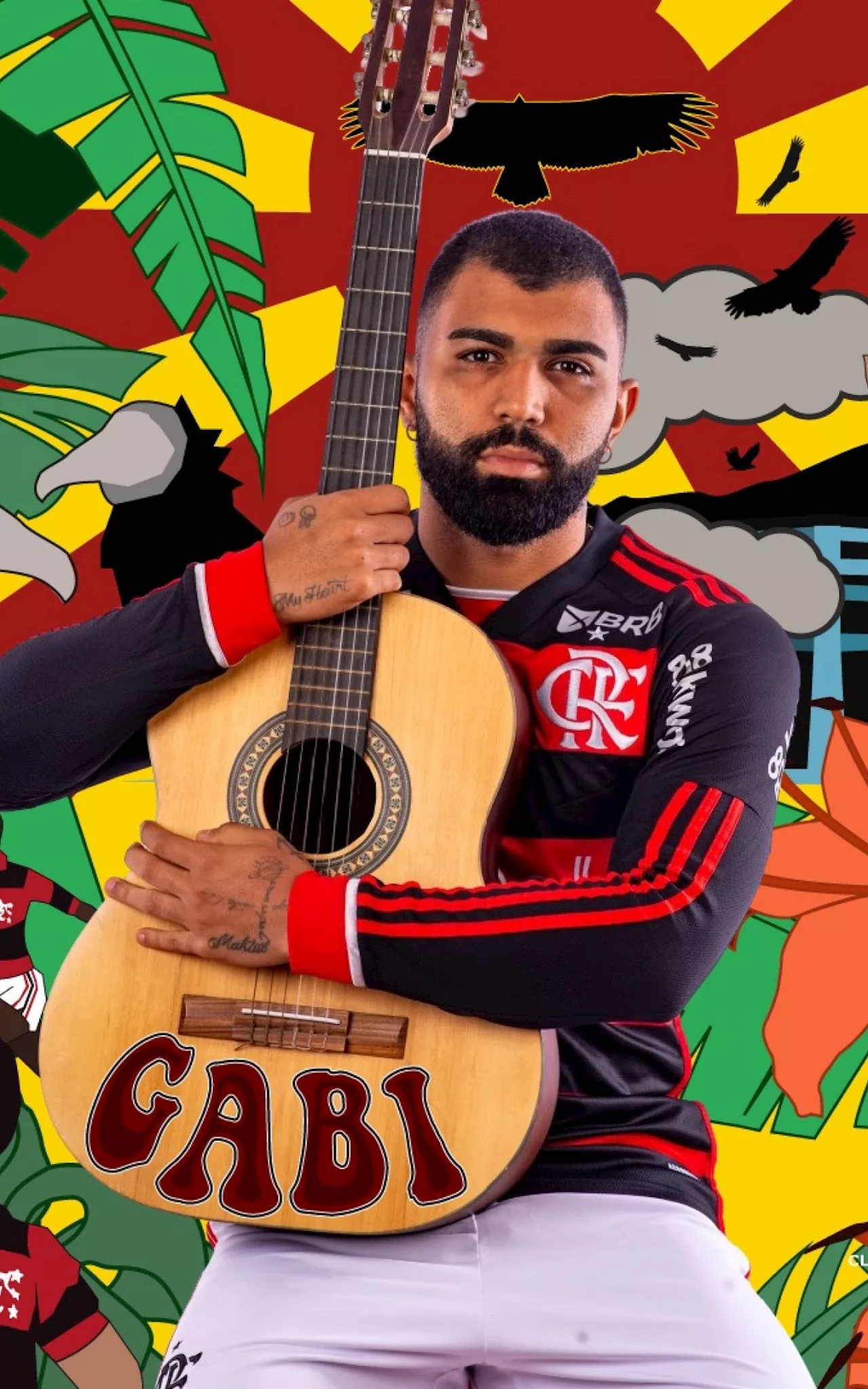 Homenagem ao aniversariante: Flamengo recria capas de álbuns de Jorge Ben Jor