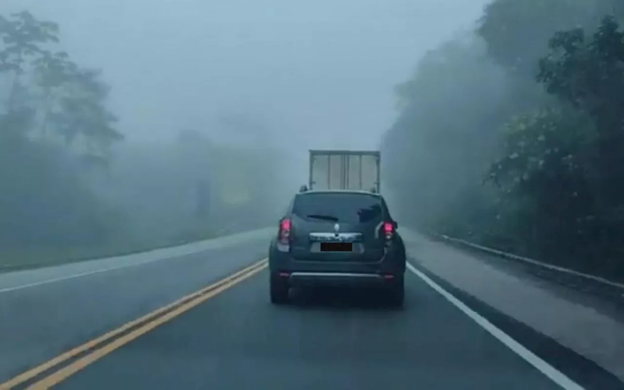 Serra de Guapimirim (BR-116) é interditada devido ao temporal