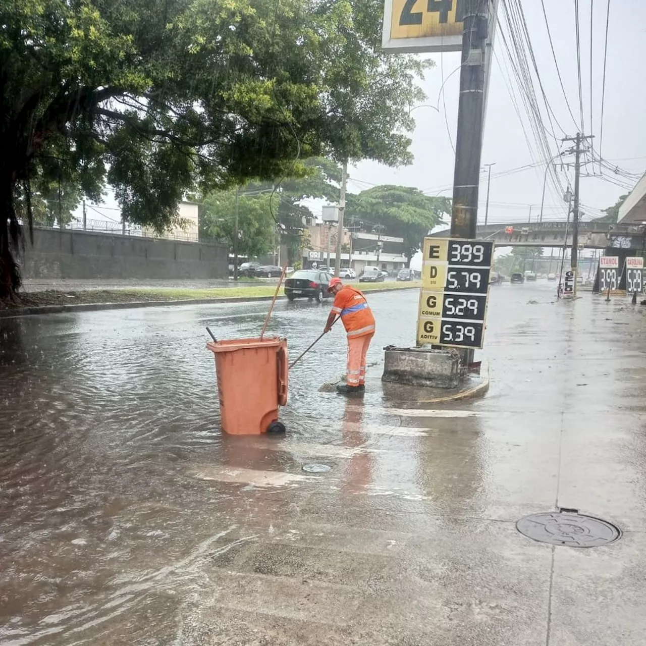 Chuva no Rio: Ilha do Governador e Anchieta tiveram maiores acumulados pluviométricos nas últimas duas horas