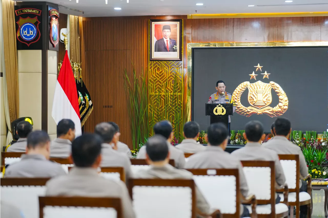 Jenderal Sigit Buka Rakernis Gabungan 5 Divisi Satker Polri